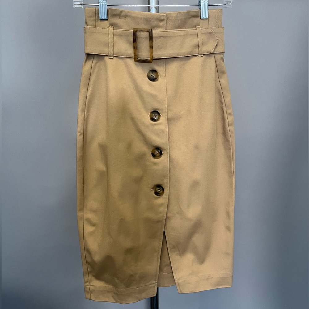 H&M paper bag waist skirt